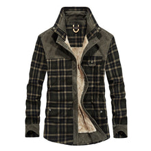 Load image into Gallery viewer, Mountainskin Men&#39;s Warm Jacket Fleece Thick Army  Coat Autumn Winter Jacket Men Slim Fit Clothing Mens Brand Clothing SA831
