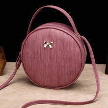 Load image into Gallery viewer, Classic Texture Shoulder Bags For Women 2019 Fashion Crossbody Round Bag Mini Handbag Leather Phone Coin Purse Female Ladies Bag
