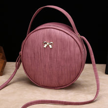 Load image into Gallery viewer, Classic Texture Shoulder Bags For Women 2019 Fashion Crossbody Round Bag Mini Handbag Leather Phone Coin Purse Female Ladies Bag
