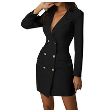 Load image into Gallery viewer, Women Plus Size Blazer Tops Long Sleeve Pockets Jacket Ladies Office Wear Coat

