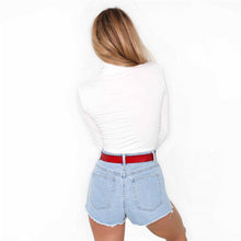 Load image into Gallery viewer, Hot Fashion Turtleneck Bodysuit Women Ladies Slim Stretch Leotard Long Sleeve Body Bodysuits Black White Rompers Womens Jumpsuit
