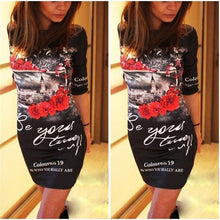 Load image into Gallery viewer, 2019 New Summer Fashion Women Sexy Tank Dress Slim Casual Camouflage Military O-Neck Print Splice Empire Mini Dresses Vestidos
