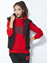 Load image into Gallery viewer, 2017 Hot selling Women&#39;s sweatshirt vest pants 3 pieces Set plus velvet thickening plus size casual nice Suit Cheap wholesale
