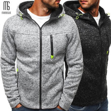 Load image into Gallery viewer, Manoswe Men Sports Casual Wear Zipper COPINE Fashion Tide Jacquard Hoodies Fleece Jacket Fall Sweatshirts Autumn Winter Coat
