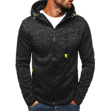 Load image into Gallery viewer, Manoswe Men Sports Casual Wear Zipper COPINE Fashion Tide Jacquard Hoodies Fleece Jacket Fall Sweatshirts Autumn Winter Coat
