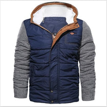 Load image into Gallery viewer, Brand Parkas Winter Jacket Men European size M-3XL  Casual Slim Cotton Thick Mens Coat Parkas With Hooded Warm Casaco Masculino
