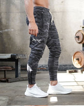 Load image into Gallery viewer, Men's jogging pocket design sweatpants New cotton camouflage men's fitness multi-pocket jogging pants fashion training suit
