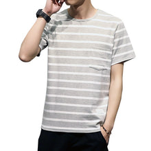 Load image into Gallery viewer, 2020 Summer Fashion Men's T Shirt Casual Patchwork Short Sleeve Men T-Shirt Mens Clothing Casual Slim Fit Hip-Hop Top Tees 5XL
