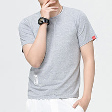 Load image into Gallery viewer, 2020 Summer Fashion Men's T Shirt Casual Patchwork Short Sleeve Men T-Shirt Mens Clothing Casual Slim Fit Hip-Hop Top Tees 5XL
