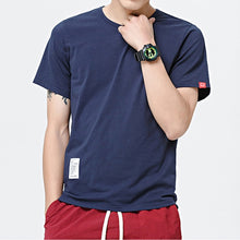 Load image into Gallery viewer, 2020 Summer Fashion Men's T Shirt Casual Patchwork Short Sleeve Men T-Shirt Mens Clothing Casual Slim Fit Hip-Hop Top Tees 5XL
