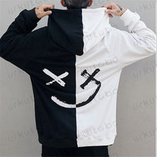 Load image into Gallery viewer, Hot Sale Fashion  Plus Size 3XL Hip Hop Street Wear Men Hooded Hoodies Smile Print Sweatshirts Tops Hoodie Clothes
