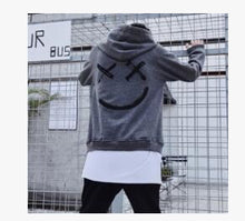 Load image into Gallery viewer, Hot Sale Fashion  Plus Size 3XL Hip Hop Street Wear Men Hooded Hoodies Smile Print Sweatshirts Tops Hoodie Clothes
