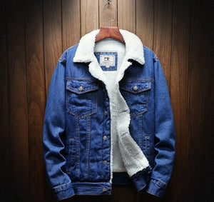 Autumn New Hooded Denim Jacket Men's Men's Hip Hop Men's Retro Denim Jacket Street Casual Bomber Jacket Harajuku Fashion Coat