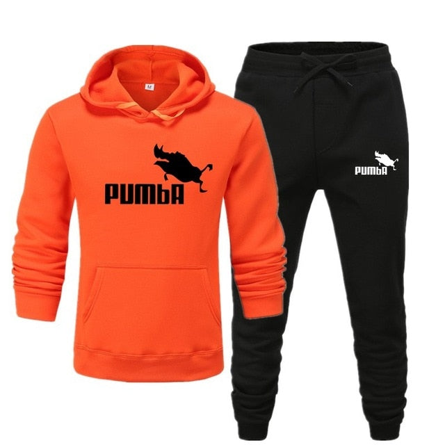 Men's Sets Hoodie And Pants Sweatsuit Male Sportswear Tracksuit Men Set 2020 Brand Sporting Suit Track Sweat Print Alpha Jackets
