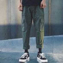 Load image into Gallery viewer, 2020 Spring Hip Hop Joggers Men Black Harem Pants Multi-pocket Ribbons Man Sweatpants Streetwear Casual Mens Pants M-3XL
