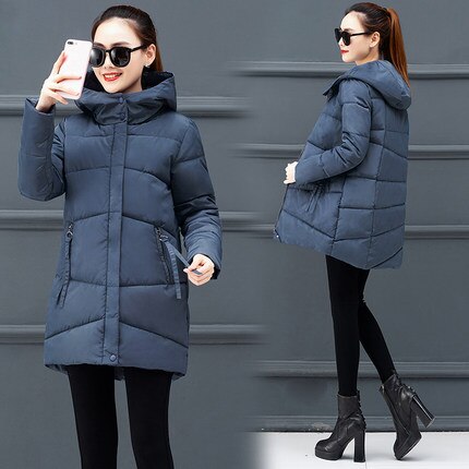 Down Coat women Long Down Jacket Women Winter with Hooded Down Coat Winter Oversize Doudoune Jacket Coat Lady Down