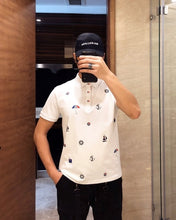 Load image into Gallery viewer, 2020 Classic Solid Polo Shirt Men High Quality Men Polyester print Short Sleeved Summer Brand Jerseys Polo Hombre Tops Clothing

