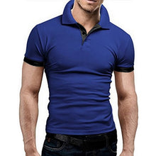 Load image into Gallery viewer, NIBESSER Mens Polo Shirt 2019 New Summer Short Sleeve Turn-over Collar Slim Tops Casual Breathable Solid Color Business Shirt
