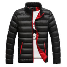 Load image into Gallery viewer, 2020 new men's casual warm cotton-padded jacket youth cotton-padded jacket thickened down cotton collar winter warm men's clothi
