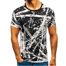 Load image into Gallery viewer, 3D Printed T-Shirt Ink Draw Pattern Short Sleeve Summer Casual Tops Tees Fashion O-Neck Tshirt Male
