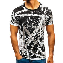 Load image into Gallery viewer, 3D Printed T-Shirt Ink Draw Pattern Short Sleeve Summer Casual Tops Tees Fashion O-Neck Tshirt Male
