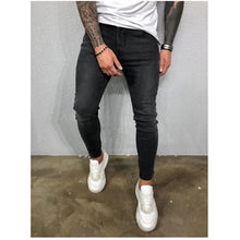 Load image into Gallery viewer, Men Jeans Black Classic Fashion Designer Denim Skinny Jeans men&#39;s casual High Quality Slim Fit Trousers M-4XL
