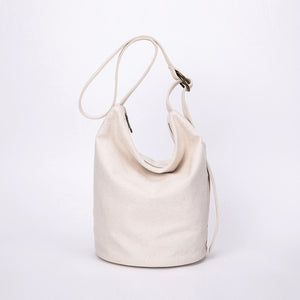 Messenger bag bag female 2020 new Korean version of large bag women canvas casual ladies shoulder bucket bag women