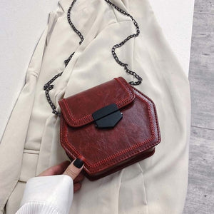 Ladies Luxury Women Shoulder Bags Female Casual Tote Bag Fashion Quality Pu Leather Handbag Chain Shoulder Messenge Ladies Bags