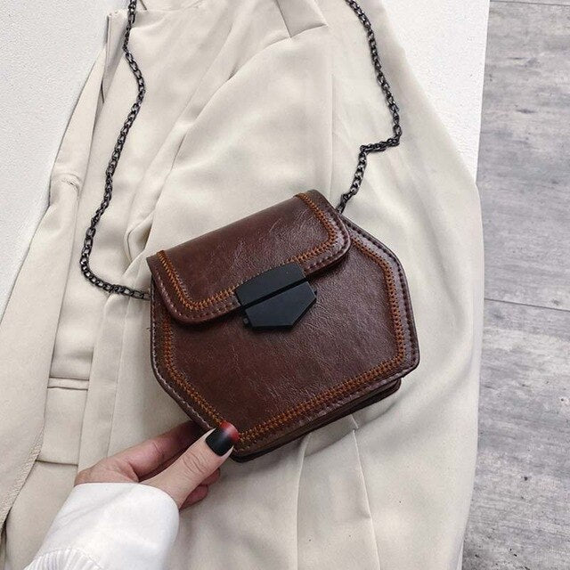 Ladies Luxury Women Shoulder Bags Female Casual Tote Bag Fashion Quality Pu Leather Handbag Chain Shoulder Messenge Ladies Bags