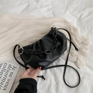 [BXX] Cloud Shaped PU Leather Crossbody Bags For Women 2020 Female Shoulder Messenger Bag Lady Mini Cross Body Handbags HL455