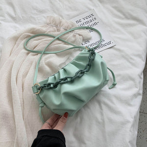 [BXX] Cloud Shaped PU Leather Crossbody Bags For Women 2020 Female Shoulder Messenger Bag Lady Mini Cross Body Handbags HL455