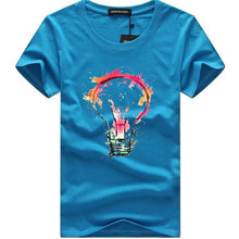 Load image into Gallery viewer, 2019 Men&#39;s T-shirts Summer Fashion Bulb 3D Print t shirt Men Casual O-Neck Men Tshirt Brand Cotton Funny T-shirt homme Top Tees
