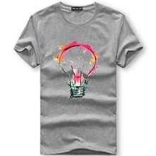 Load image into Gallery viewer, 2019 Men&#39;s T-shirts Summer Fashion Bulb 3D Print t shirt Men Casual O-Neck Men Tshirt Brand Cotton Funny T-shirt homme Top Tees

