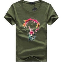 Load image into Gallery viewer, 2019 Men&#39;s T-shirts Summer Fashion Bulb 3D Print t shirt Men Casual O-Neck Men Tshirt Brand Cotton Funny T-shirt homme Top Tees
