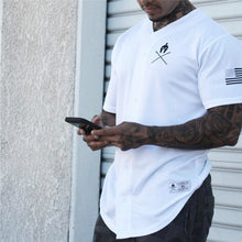 Load image into Gallery viewer, Men&#39;s Baseball Jersey New Arrival Cropped Tee Men T-shirts Short Sleeve Tshirt Sportswear
