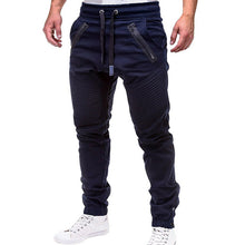 Load image into Gallery viewer, Men Casual Joggers Pants Solid Thin Cargo Sweatpants Male Multi-pocket Trousers New Mens Sportswear Hip Hop Harem Pencil Pants
