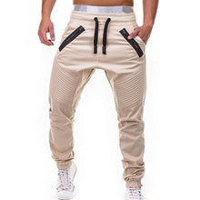 Load image into Gallery viewer, Men Casual Joggers Pants Solid Thin Cargo Sweatpants Male Multi-pocket Trousers New Mens Sportswear Hip Hop Harem Pencil Pants
