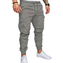 Load image into Gallery viewer, Men Casual Joggers Pants Solid Thin Cargo Sweatpants Male Multi-pocket Trousers New Mens Sportswear Hip Hop Harem Pencil Pants
