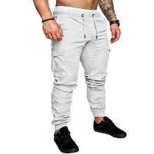 Load image into Gallery viewer, Men Casual Joggers Pants Solid Thin Cargo Sweatpants Male Multi-pocket Trousers New Mens Sportswear Hip Hop Harem Pencil Pants
