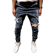 Load image into Gallery viewer, Fit Jeans Men&#39;s Denim Pants Brand New Style Trousers Jack Jones Menswear Men&#39;s Stretch Loose Plaid Casual Button Fly Straight
