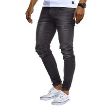 Load image into Gallery viewer, Fit Jeans Men&#39;s Denim Pants Brand New Style Trousers Jack Jones Menswear Men&#39;s Stretch Loose Plaid Casual Button Fly Straight
