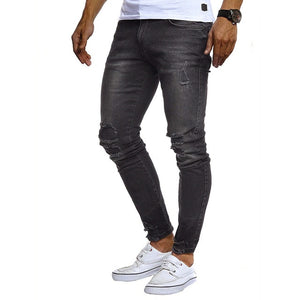 Fit Jeans Men's Denim Pants Brand New Style Trousers Jack Jones Menswear Men's Stretch Loose Plaid Casual Button Fly Straight