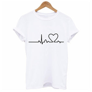 2020 New Women T-shirts Casual Harajuku Love Printed Tops Tee Summer Female T shirt Short Sleeve T shirt For Women Clothing