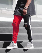 Load image into Gallery viewer, BDLJ 2019 Men Stylish Ripped Jeans Pants Biker Skinny Slim Straight Frayed Denim Trousers New Fashion Skinny Jeans Men Clothes
