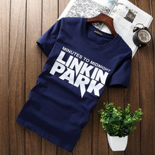Load image into Gallery viewer, Men's T-Shirts 5XL Tee Shirt Homme Summer Short Sleeve Men T Shirts LINKIN PARK letter print Male TShirts Camiseta Tshirt Homme

