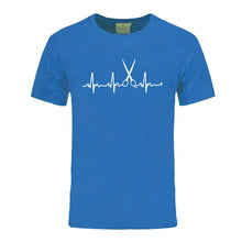 Load image into Gallery viewer, Summer Brand Clothing Hairdresser T Shirts Men Cool Hair Printed Shirt Short Sleeve Cotton Barber T-shirts Tops
