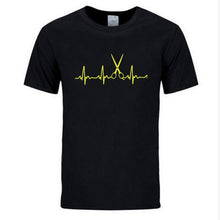 Load image into Gallery viewer, Summer Brand Clothing Hairdresser T Shirts Men Cool Hair Printed Shirt Short Sleeve Cotton Barber T-shirts Tops
